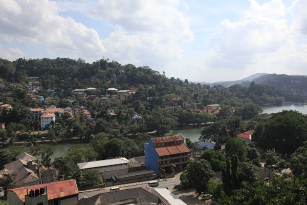 Uitzicht vanuit het Thilanka hotel